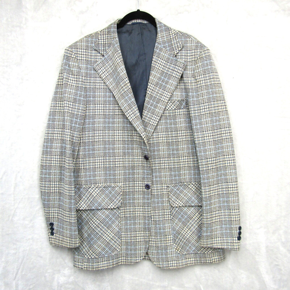 Men's Classic Checkered Blazer